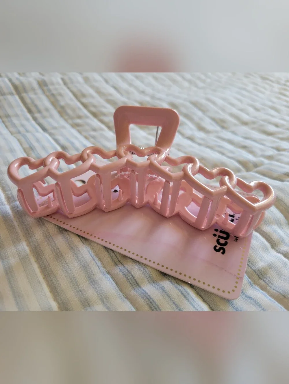 💕Scünci Connected Hearts Hairclip